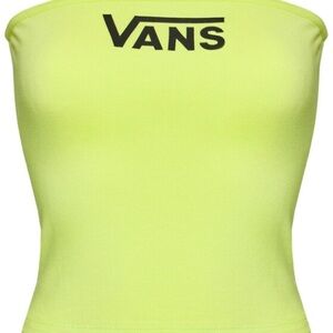Vans Sunny Lime Flying V Tube Top size small vansgirl skater streetwear NWT